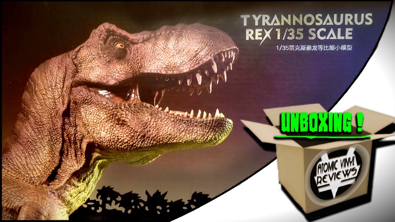 W-Dragon Female Tyrannosaurus Rex 1/35 Scale figure UNBOXING!