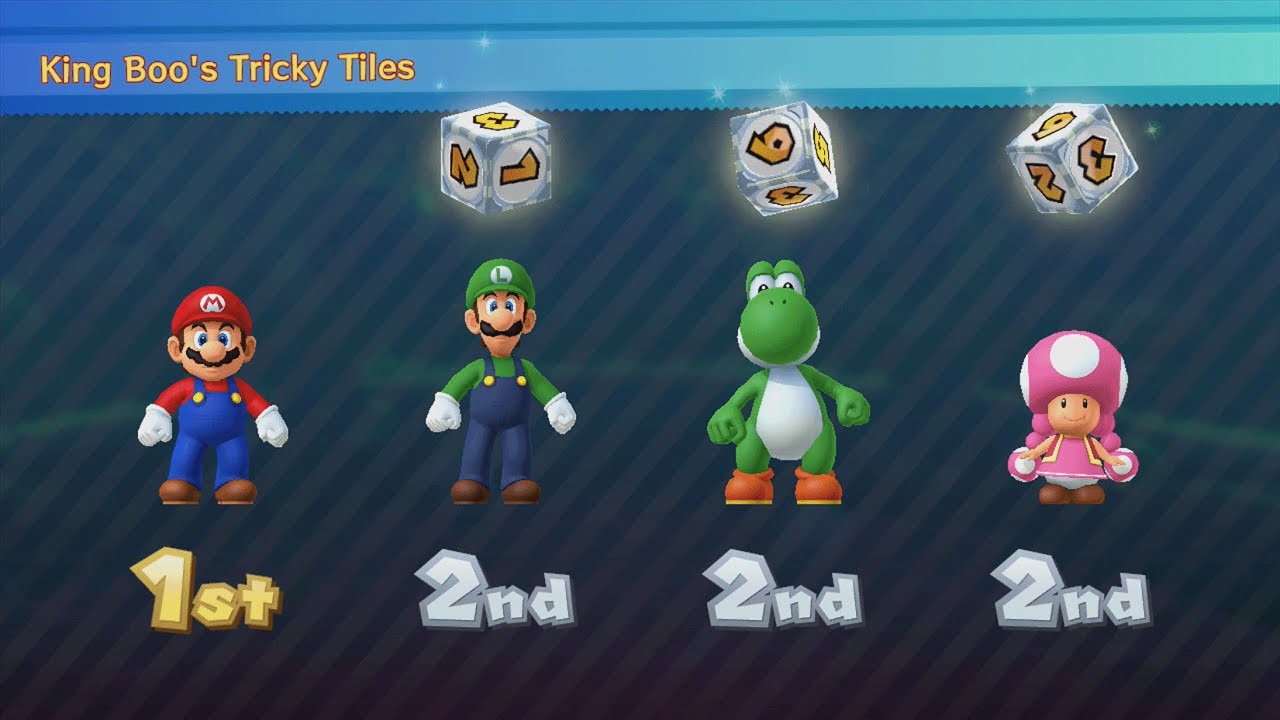 Mario Party 10 - Mario vs Luigi vs Yoshi vs Toadette - Airship Central