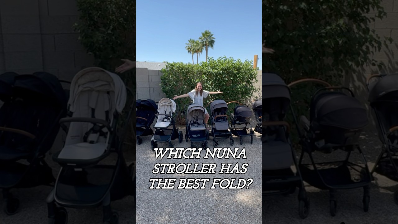 Which Nuna Stroller has the Best Fold? Check out a full Nuna Stroller Line up from TRVL - Demi Next!