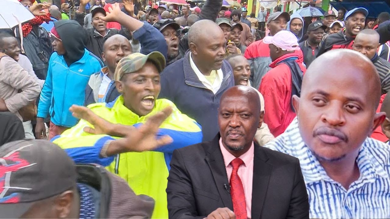Drama as Ruto's Ally MP Mathenge Heckled as some Angry Nyeri Residents Chant 'Wamumbi Must GO'