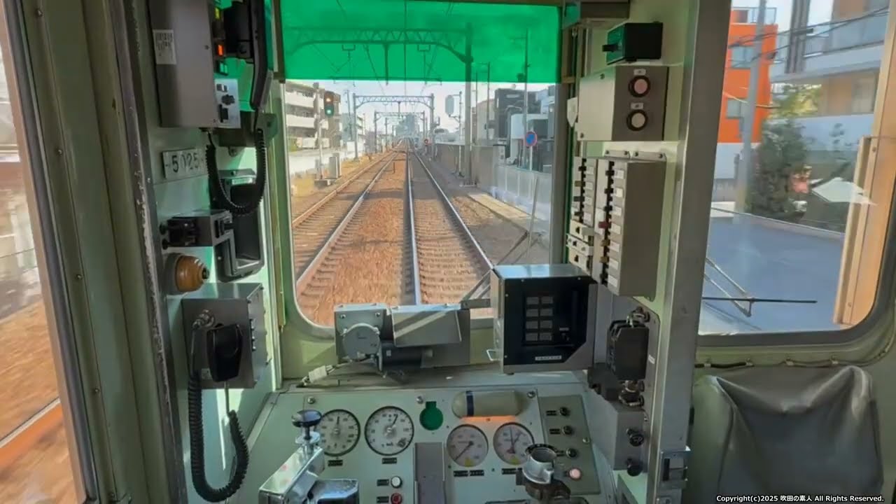 阪神電車5001形ジェットカー5025F高加速度体験です（R7.2.5）