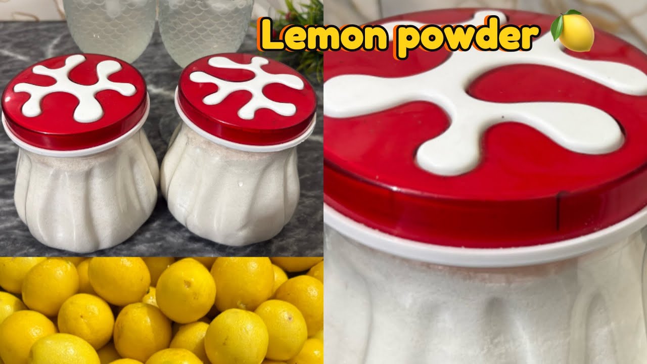 Lemon juice powder | How to make Lemon powder at home 