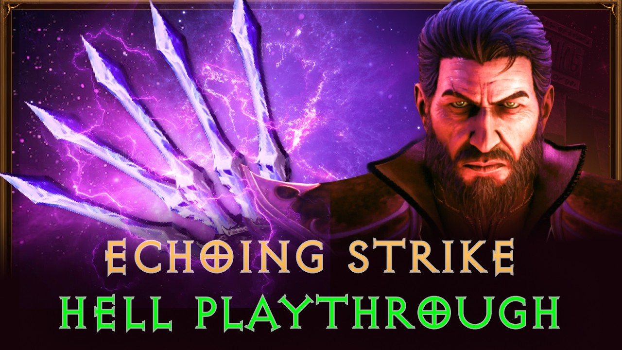 [Hell] Echoing Strike Warlock Guided Playthrough | Diablo 2 Reign of the Warlock