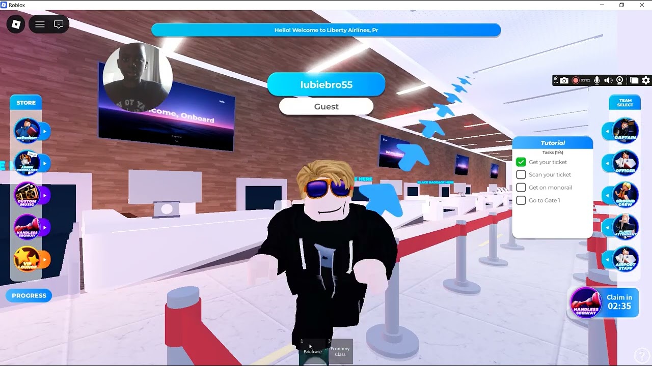 airplane trip in roblox