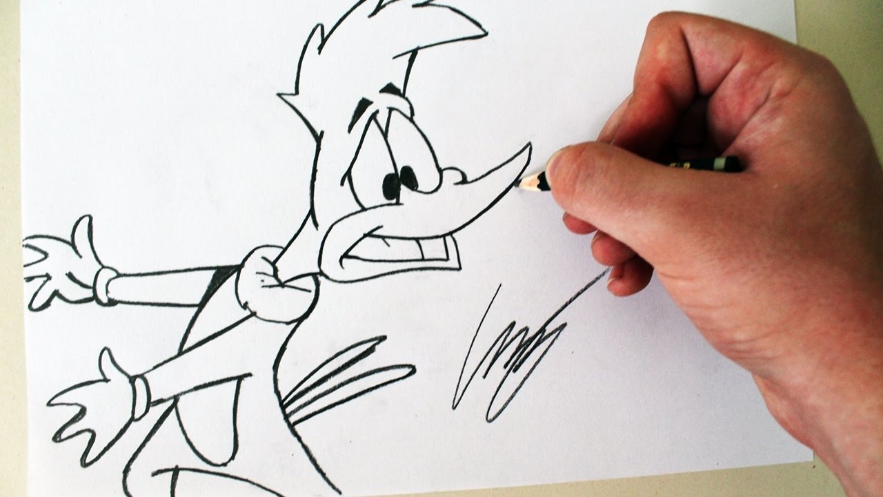 Como Desenhar o Pica-Pau/1966 - (How to Draw Woody) - SLAY DESENHOS #183
