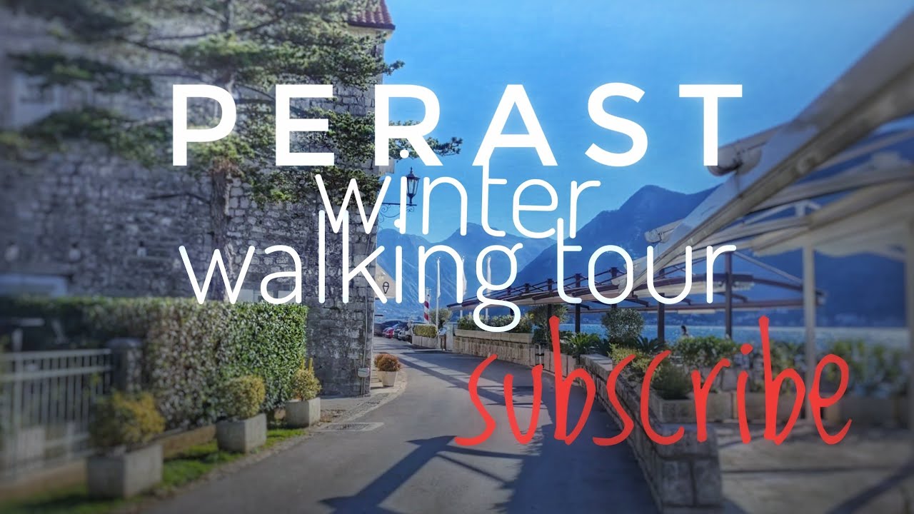 Perast Montenegro setnja zimi #walkingtour #kotor #montenegro #bokakotorska #bunijevacdj