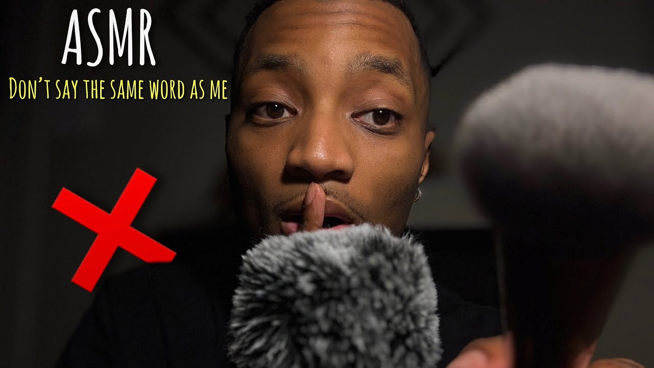 ASMR Avoid Saying The Same Thing as Me | Brushing you to sleep 😴