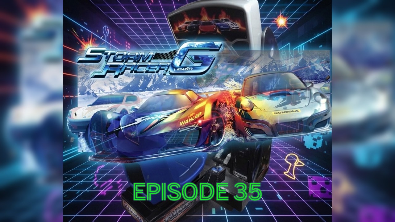 Episode 35: STORM RACER G - Playing my custom 200+ Games Arcade!
