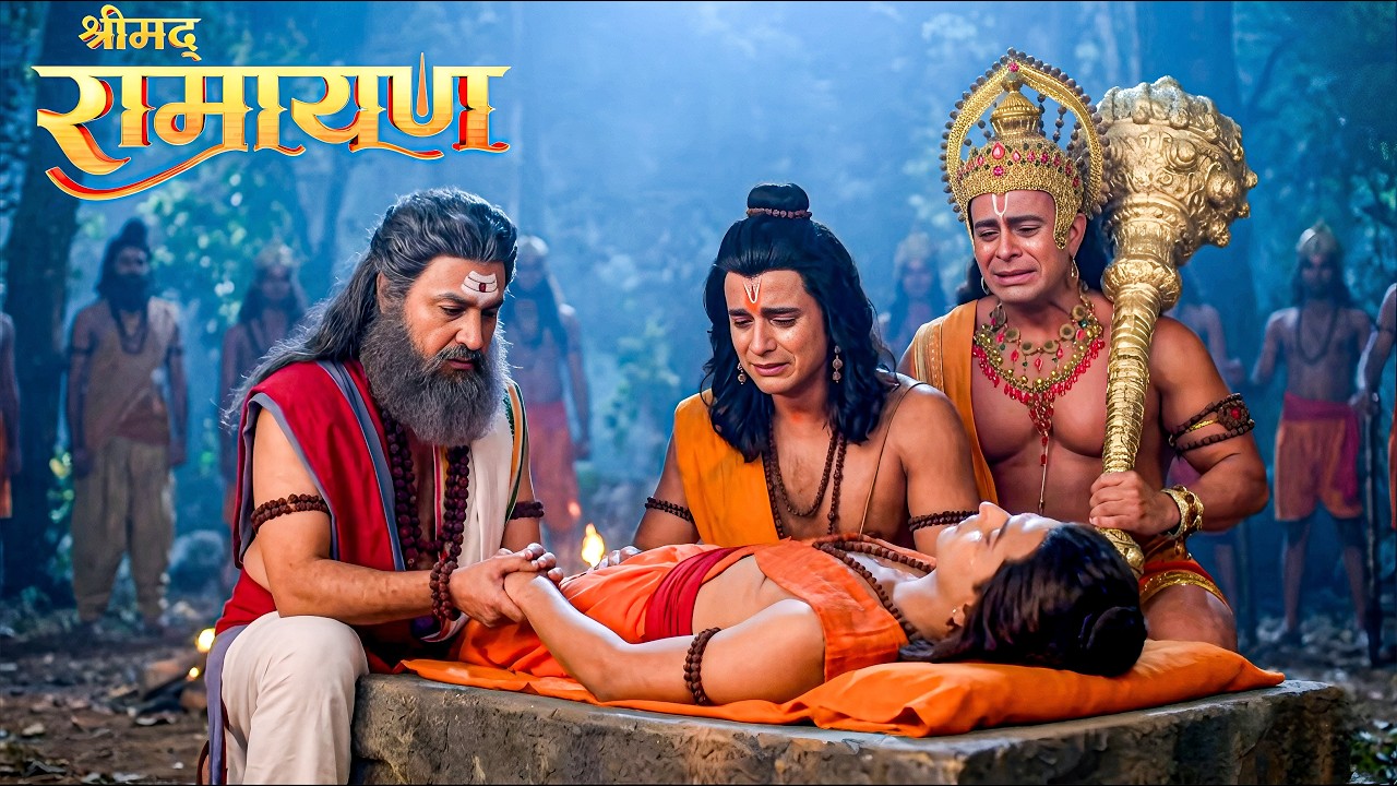वैध ने लक्ष्मण की नब्ज देख बताई ऐसी बात जिसे सुन राम और हनुमान हुए भावुक || Shrimad Ramayan