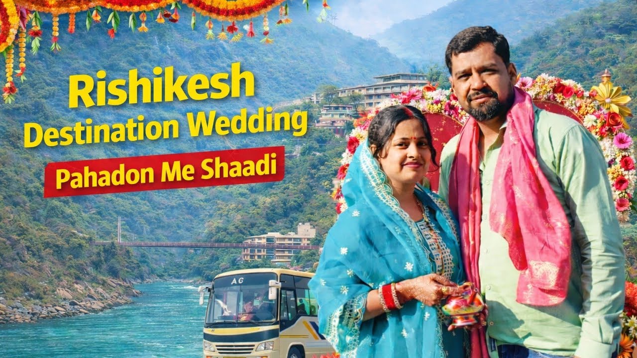 “Family Destination Wedding in Rishikesh 😍 | Shaadi ka Full Mahol”wedding vlog.... ❤❤