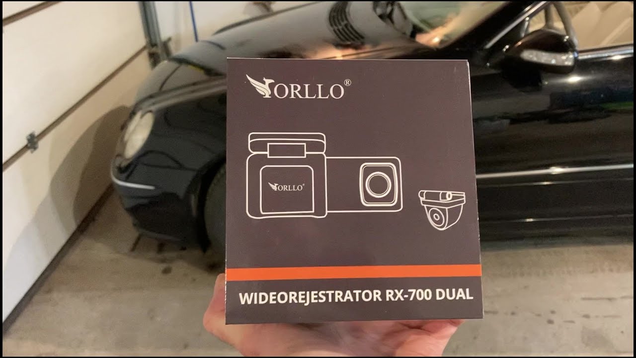 Wideorejestrator ORLLO RX-700 Dual w Mercedesie CLK cabrio