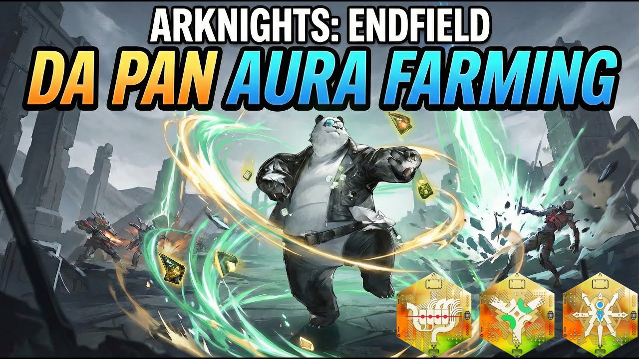 Trimmed Medal with 3 char - Da Pan pro build | Arknights Endfield