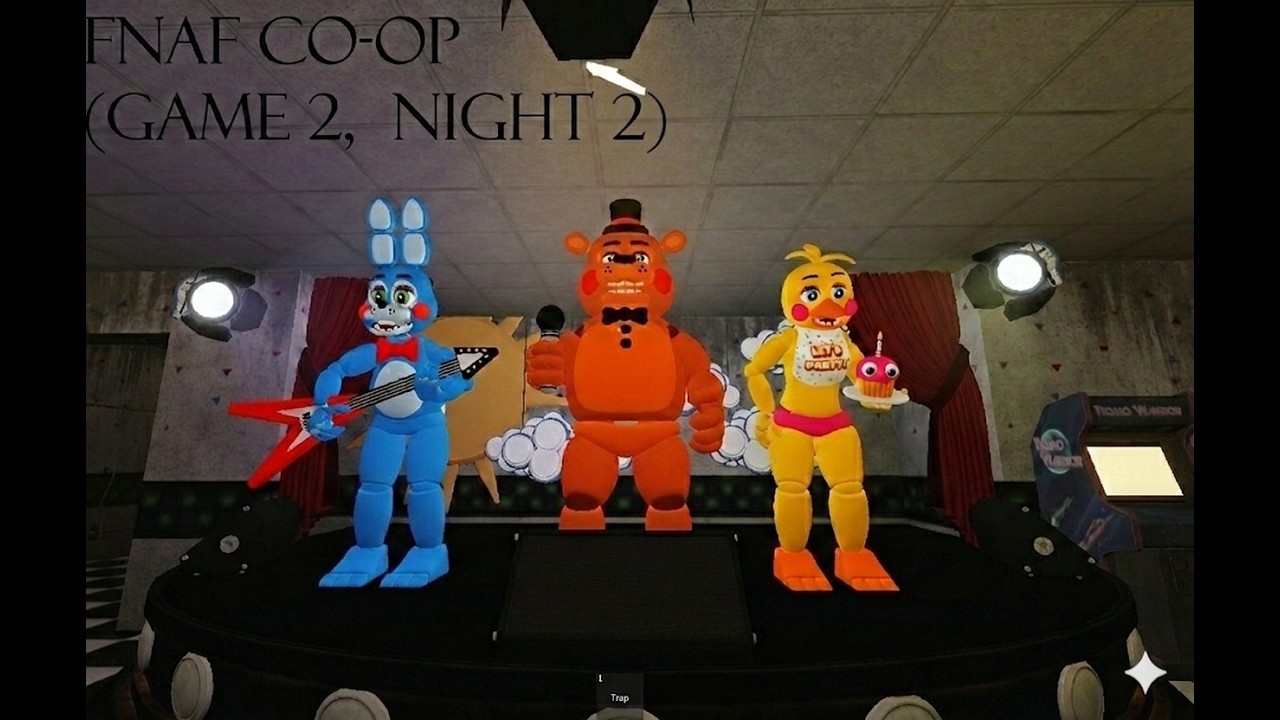 Surviving FNAF Co-op (Game2, Night2)