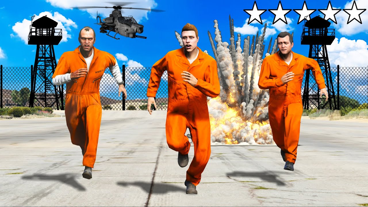 ESCAPING THE TOUGHEST PRISON IN GTA 5!! (Impossible)