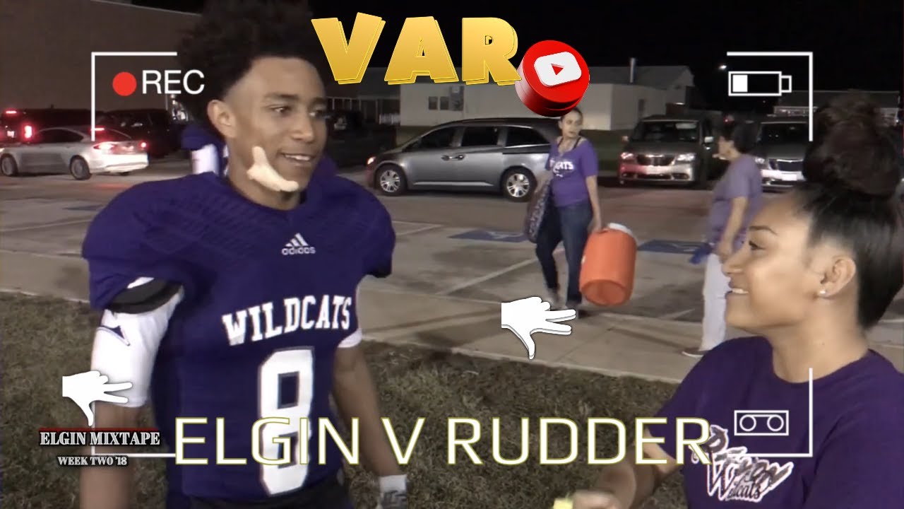 🏈MIXTAPE | Elgin vs Rudder 