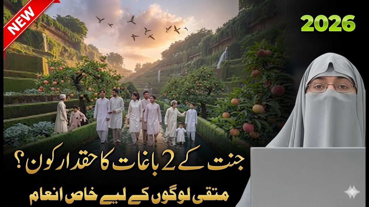 Allah Say Darny Walon K Liye 2 Baagh 🌸 _ Jannat Ka Wada 💚| Dr. Farhat Hashmi Latest Bayan