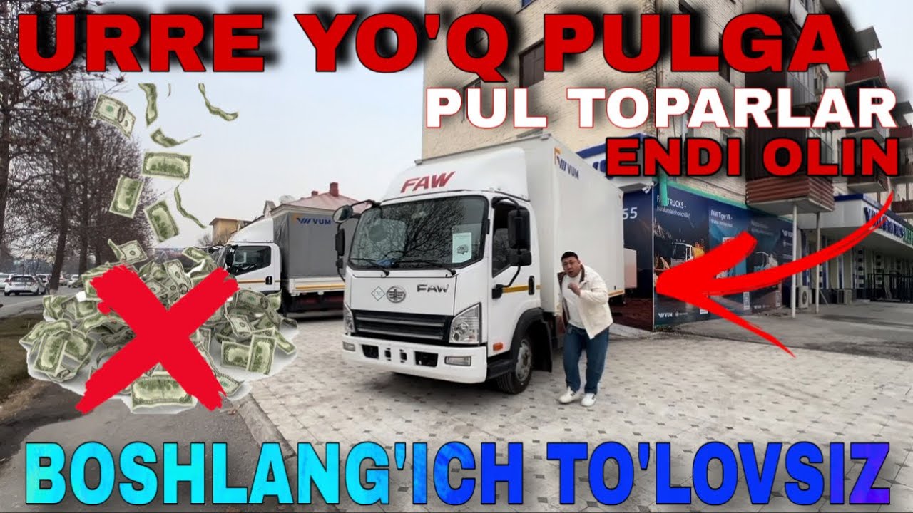 BIZ KUTGAN YANGILIK BIR SO’M PULSIZ MASHINA OLSAK BO’LADI URRE YO’Q PULGA PUL TOPARLAR5 YILGA OLAMIZ