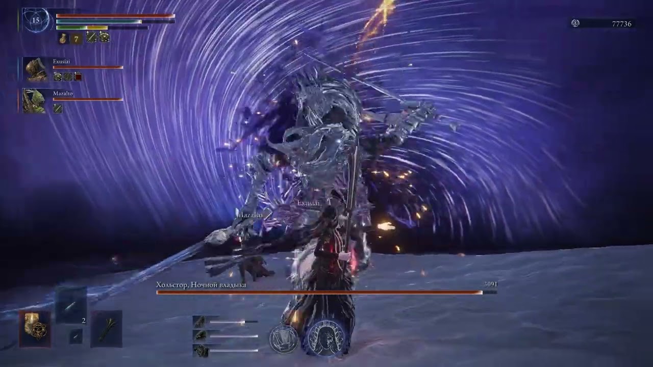Nightreign: Heolstor - No Damage, 3rd Phase Skip, Depth 5 (Iron Eye, Revenant, Duchess)