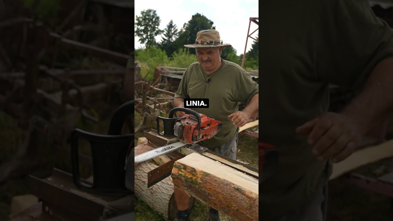 Trak z pilarki do okazyjnego cięcia desek itd. #shorts