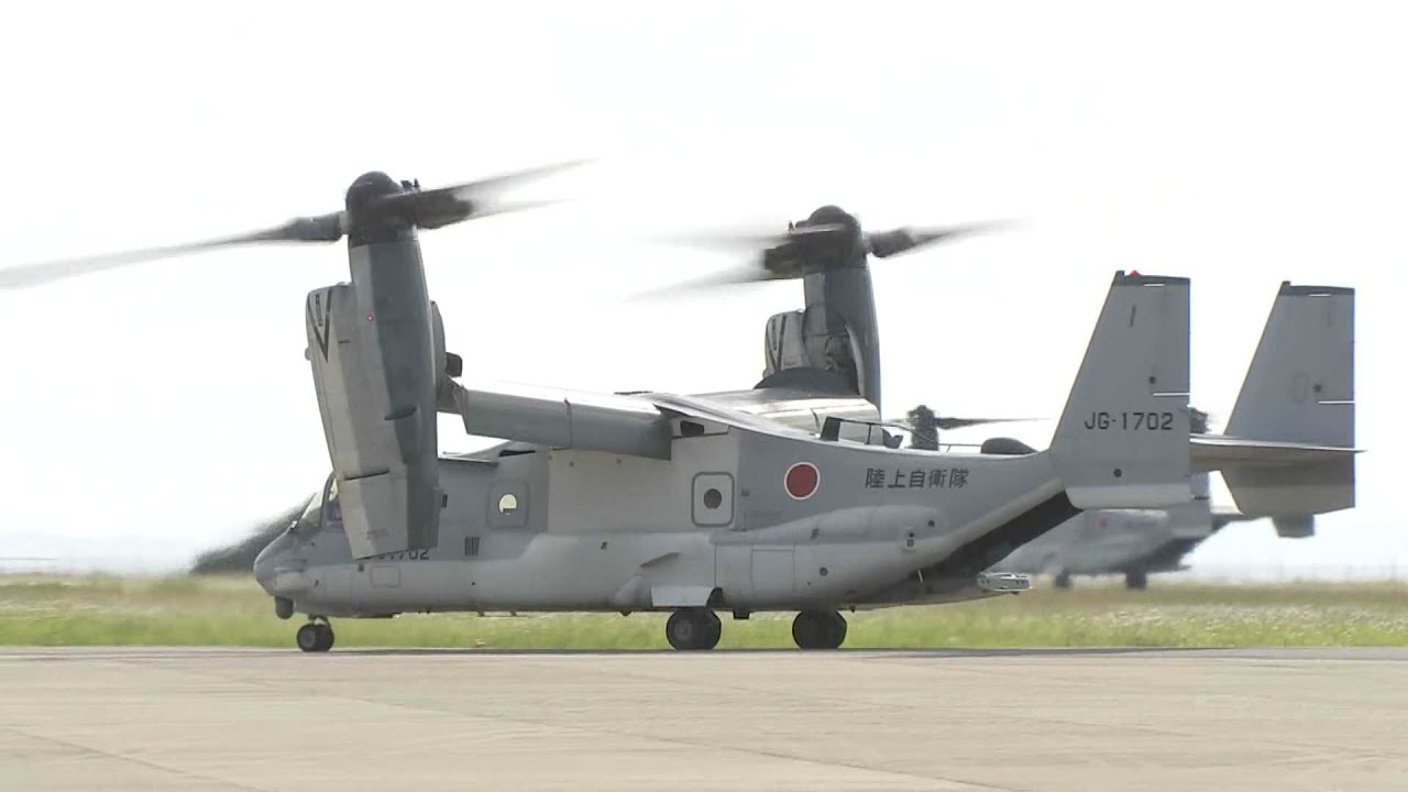陸上自衛隊「オスプレイ」報道機関に公開　記者が搭乗体験　佐賀空港配備への懸念の声に対し「愛される存在を目指す」