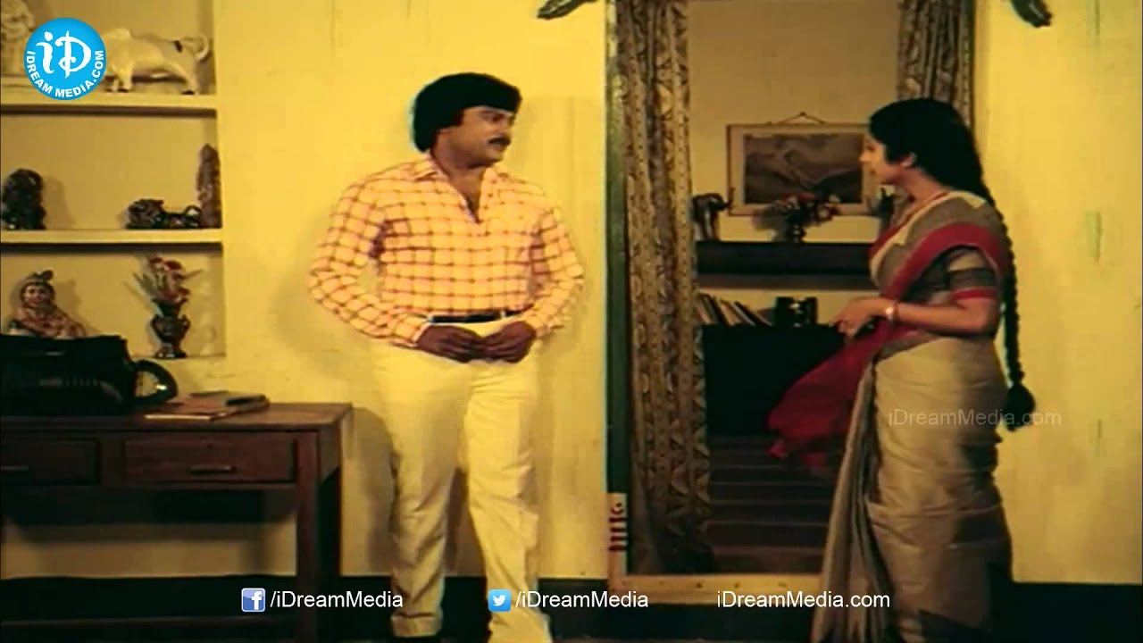 Chantabbai Movie - Suhasini, Chiranjeevi Funny Comedy Scene