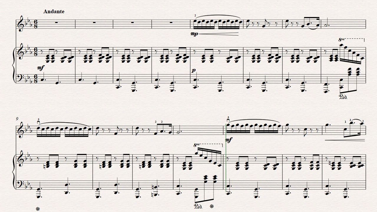 E. Doga, Vals ''Gramofon'', Violin