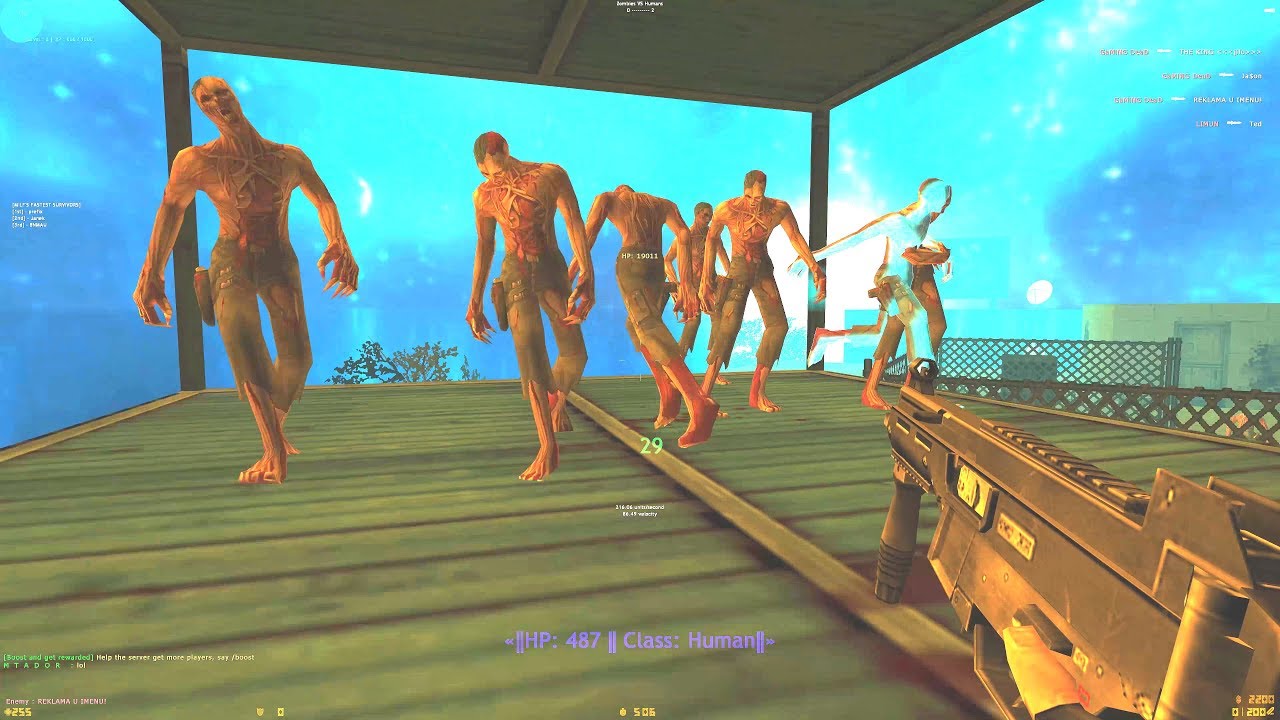 Counter-Strike: Zombie Escape Mod - ze_ATIX_Panic_v1 (4K UHD) on MILFEscape