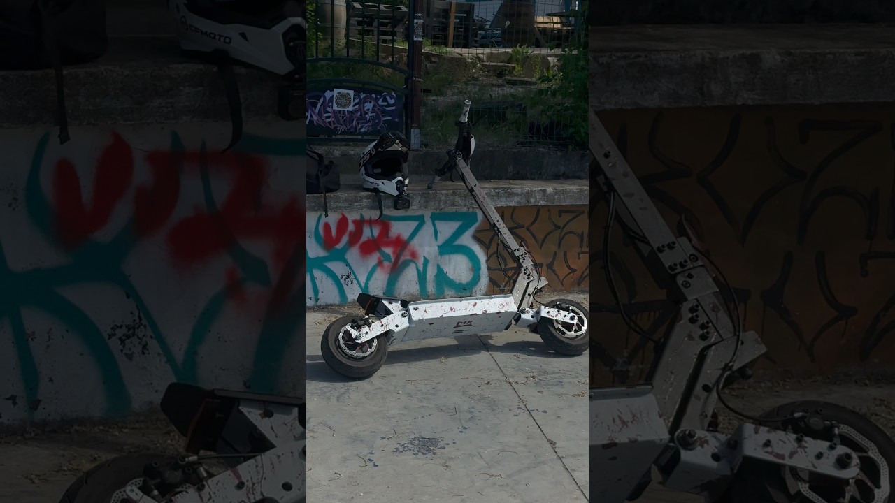 i crashed my modified kukirin G4