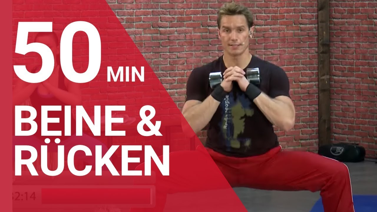 50 MIN | Legs & Back Workout to build muscles and strength and power by Dr. Daniel Gärtner ©