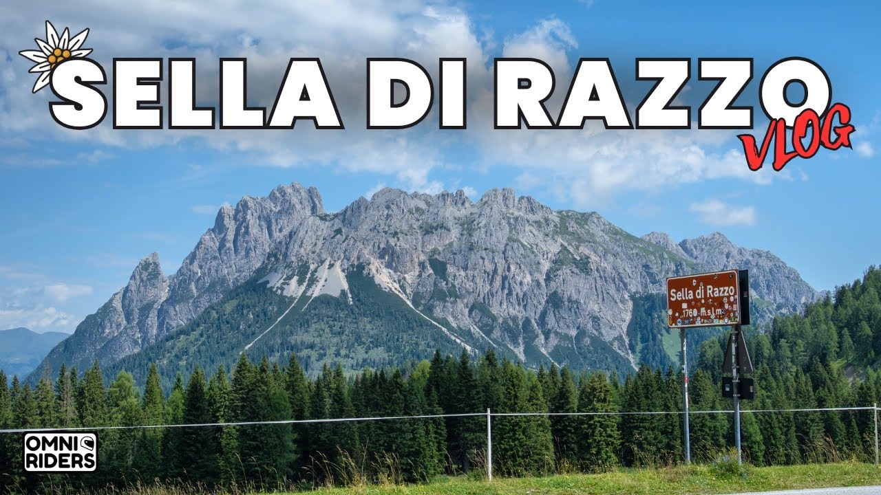 SELLA DI RAZZO che spettacolo🤩​! Giro ad anello con Passo Mauria, Cadore e Sauris! #motovlog #moto