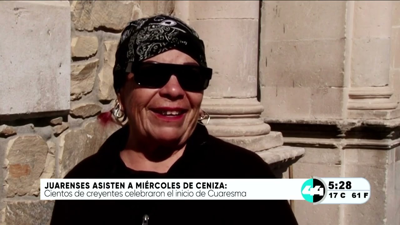 Juarenses asisten a miércoles de ceniza