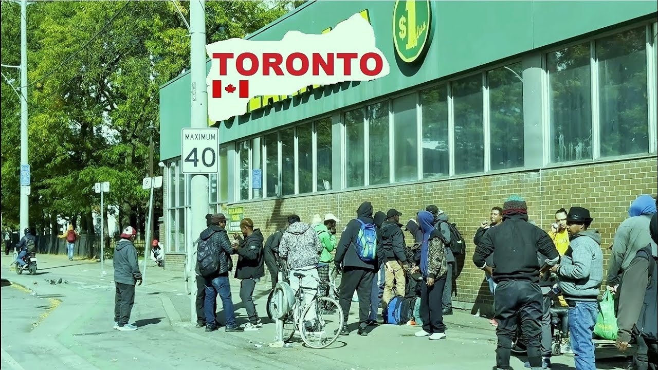 MOST DANGEROUS area in TORONTO Sherbourne and Dundas Streets
