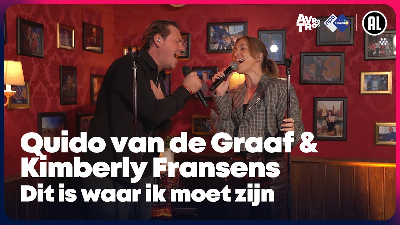 Quido van de Graaf & Kimberly Fransens - Dit is waar ik moet zijn (LIVE) | Sterren NL Radio
