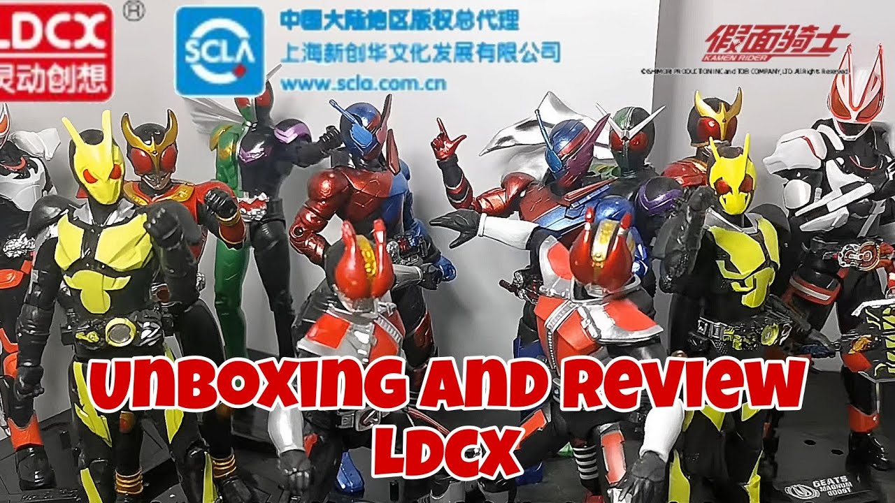 LDCX Kamen Rider Geats, build, Zero one, W, Kuuga temennya Shodo