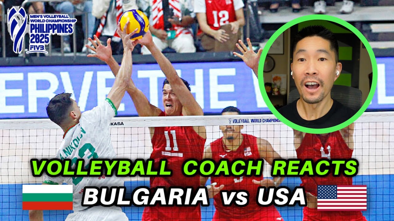 NIKOLOV BROTHERS take on TEAM USA | Volleyball Coach React to World Championships 2025