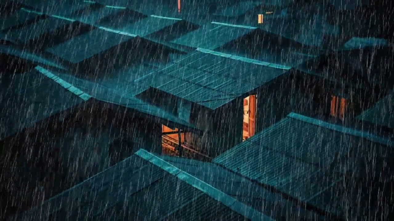 No Ads Rain Sounds for Sleeping – Tin Roof Rain to Silence the Mind and Sleep Deep