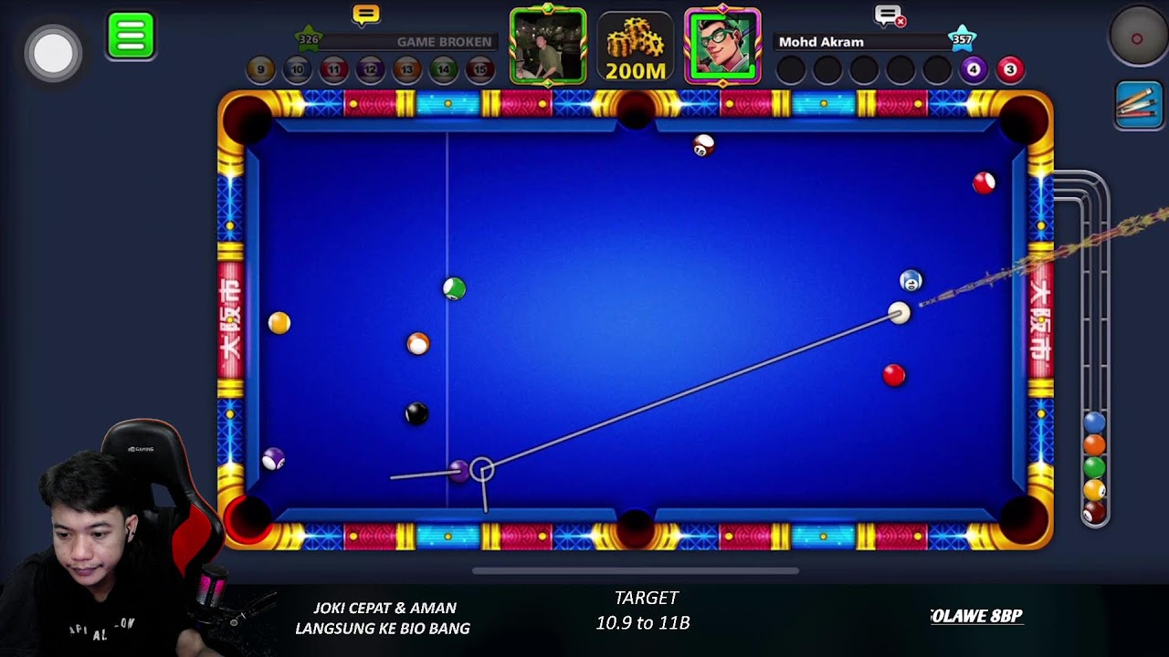 8 Ball Pool 0 to 200M😱😎