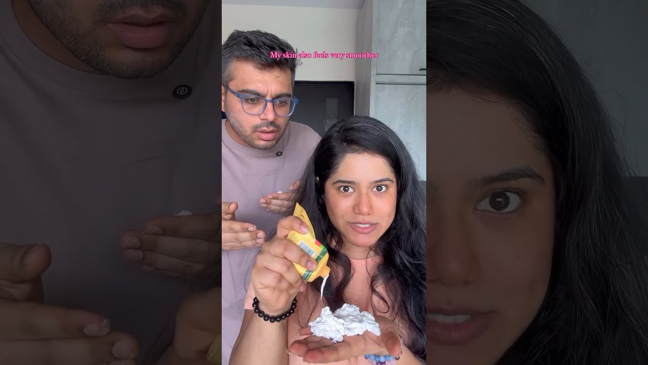 Using EXCESSIVE Sunscreen For His REACTION 🤣🤣🤣 #YTshorts #Shorts
