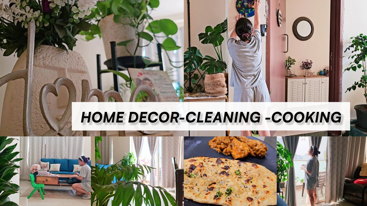 HOME DECOR, CLEANING, ORGANISING & COOKING-  Cozy Home Reset- Realistic Indian Homemaker routine