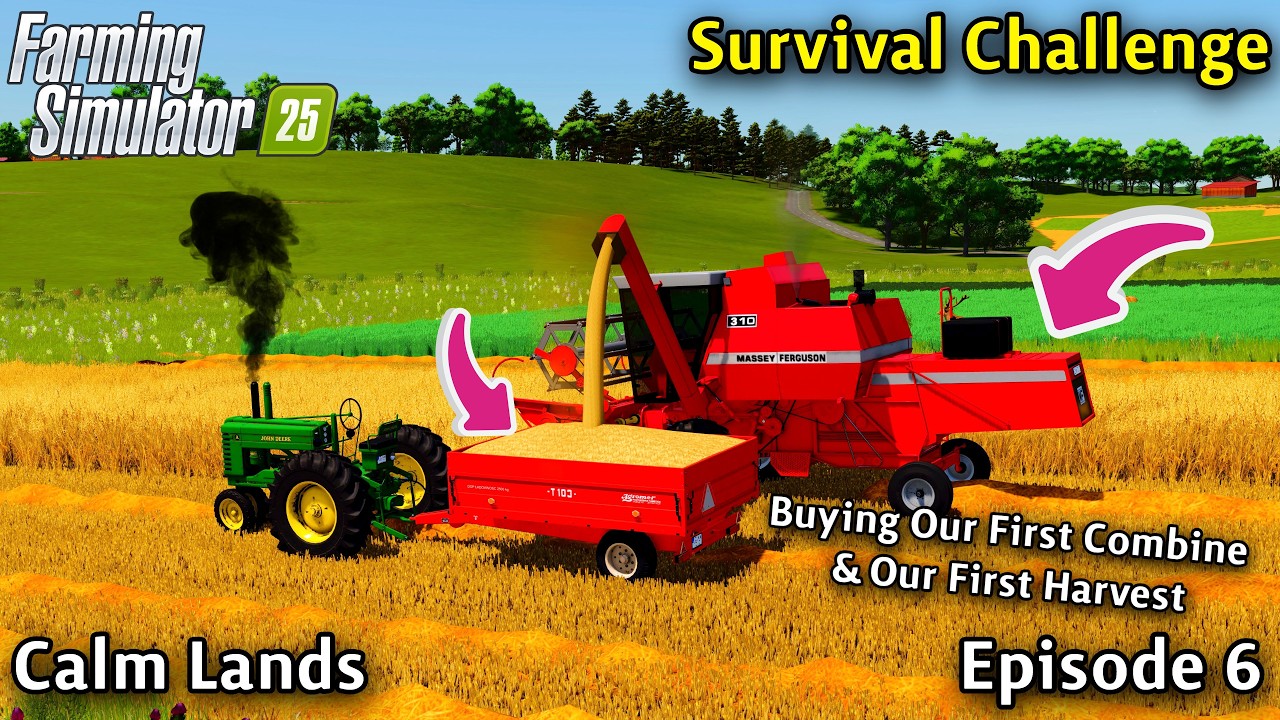 FS25 - Испытание на выживание на спокойных землях в условиях сложной экономики, эпизод 6 / Начина...
