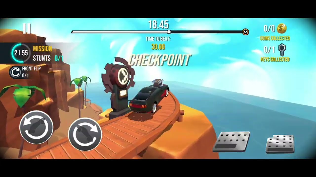 Stunt Black Car INSANE Stunt Boom | Extreme Crash Gameplay