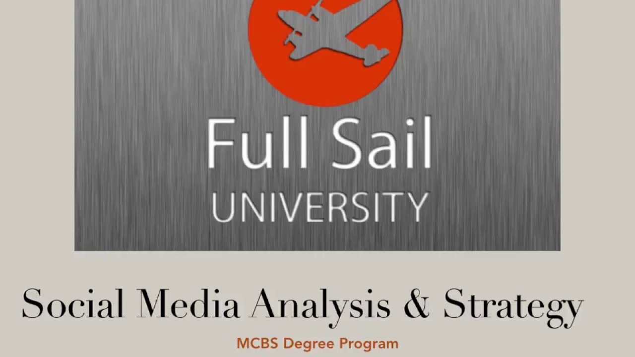 Full Sail - WK1 Project: Media Planning with a Team