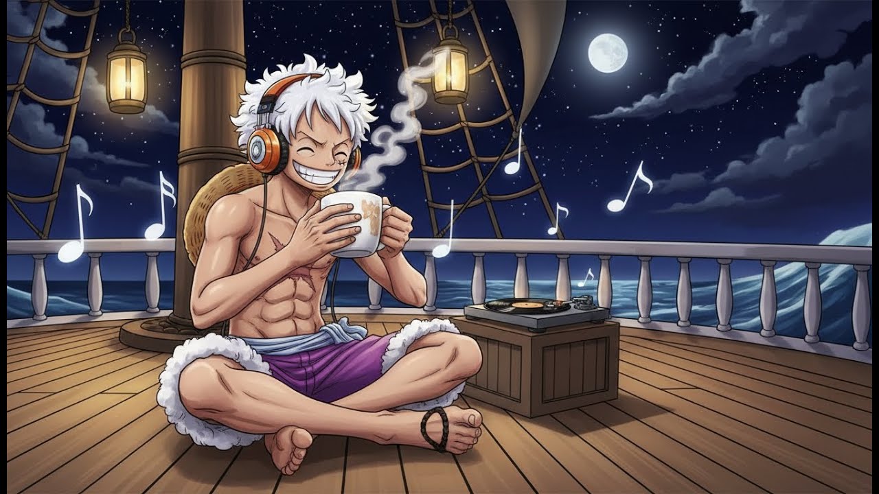 One Piece Lofi Mix 🏴‍☠️ | Relax, Sleep, Study, Chill [11 hour] 🎵 Lofi Luffy Chill ⛵