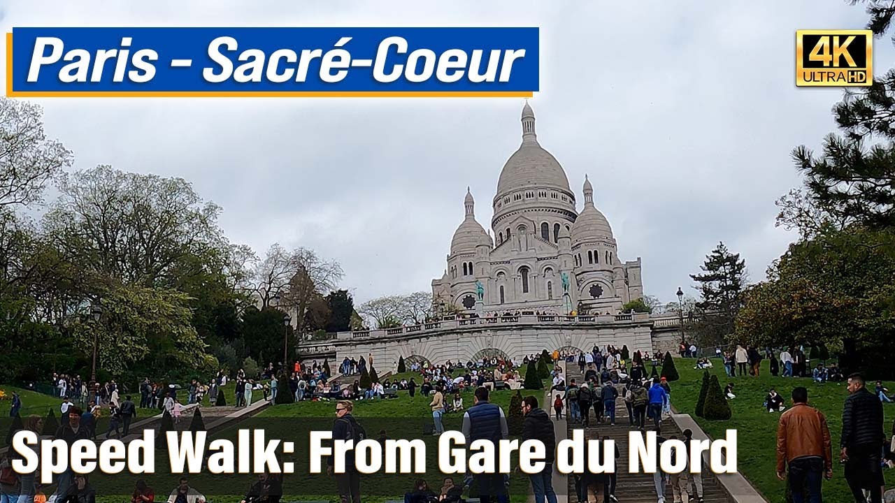 Walking to Sacr&eacute;-Coeur from Paris Gare du Nord || Gare du Nord by foot