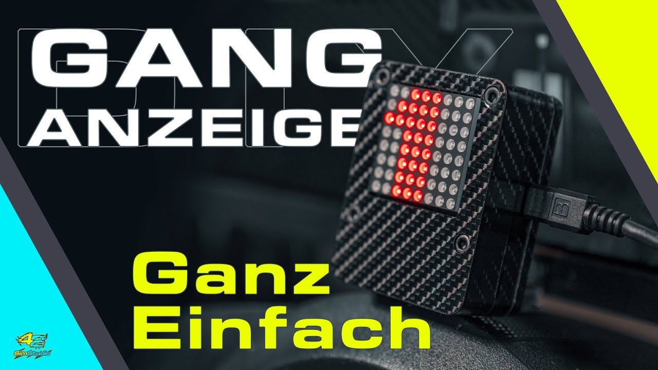 DIY GANGANZEIGE mit SimHub - Gewinnspiel 2020