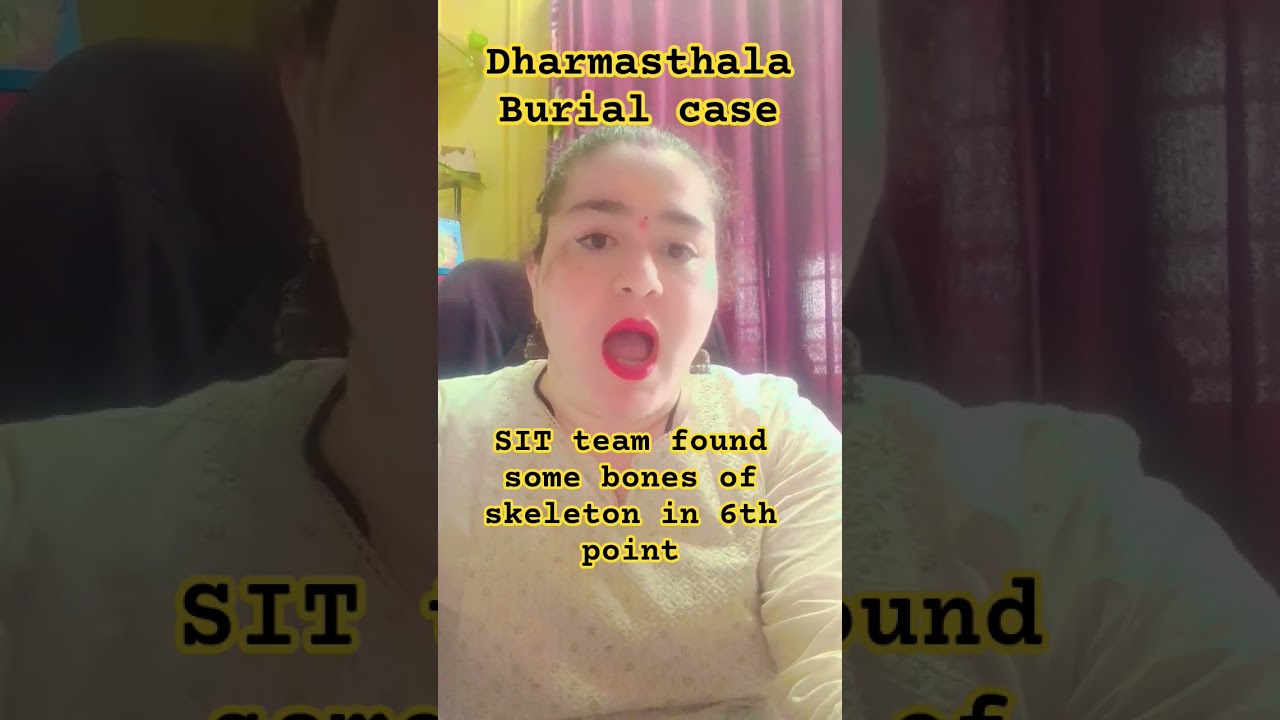 Dharmasthala Burial Case: SIT team found some bones of skeleton in 6th point