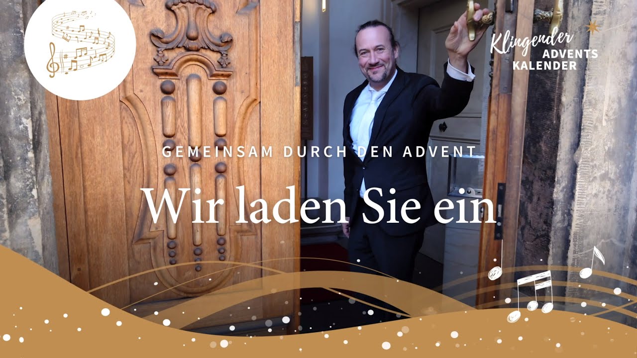 Klingender Adventskalender | Einladung