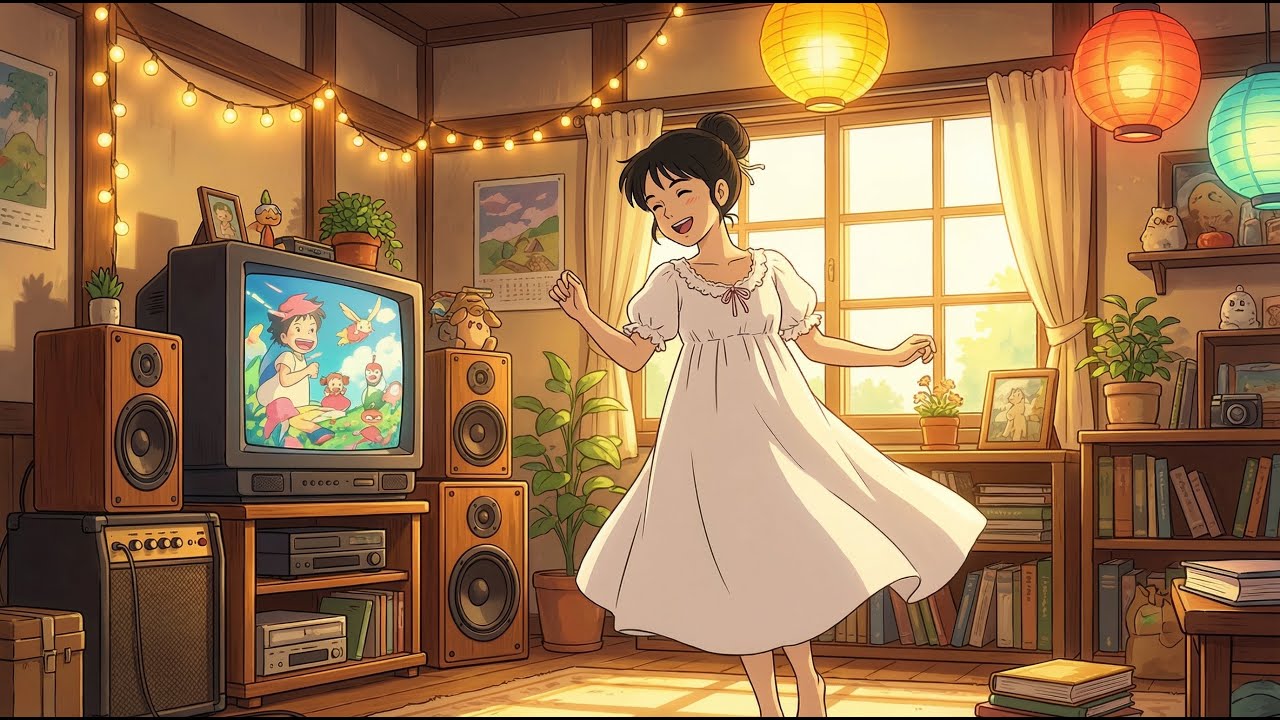 A Gentle Morning to a Peaceful Evening | A Quiet Day of Family & Growing Up | Ghibli Animation