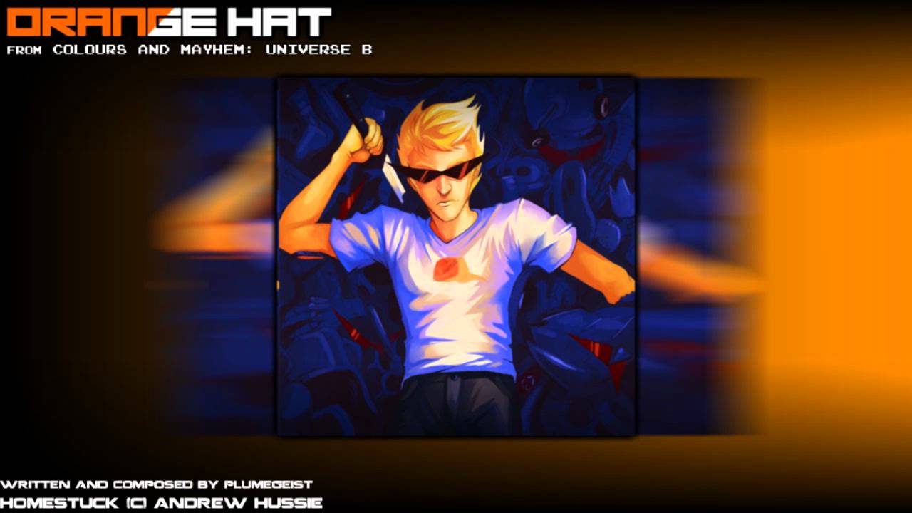 Plumegeist - Orange Hat [From Homestuck - coloUrs and Mayhem: Universe B]