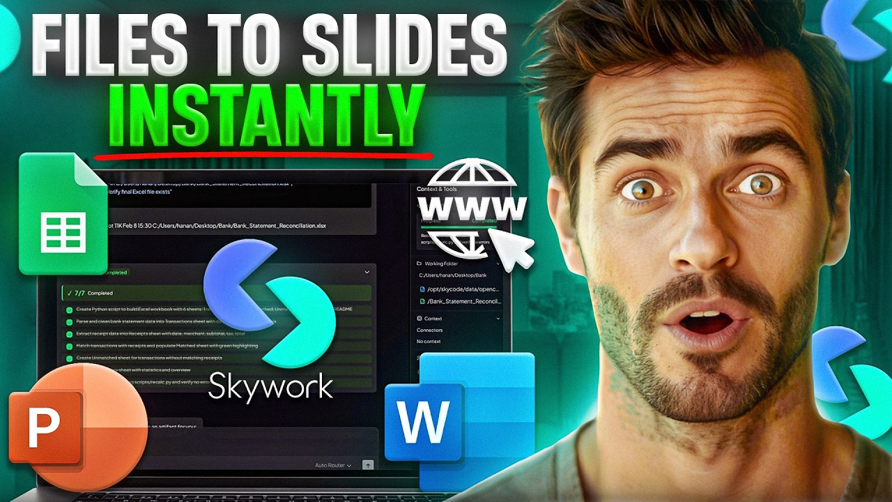 How Skywork Desktop Turns Files Into Slides, Docs & Websites